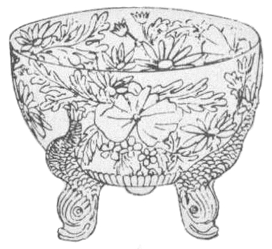 1882 Sowerby Dolphin Bowl